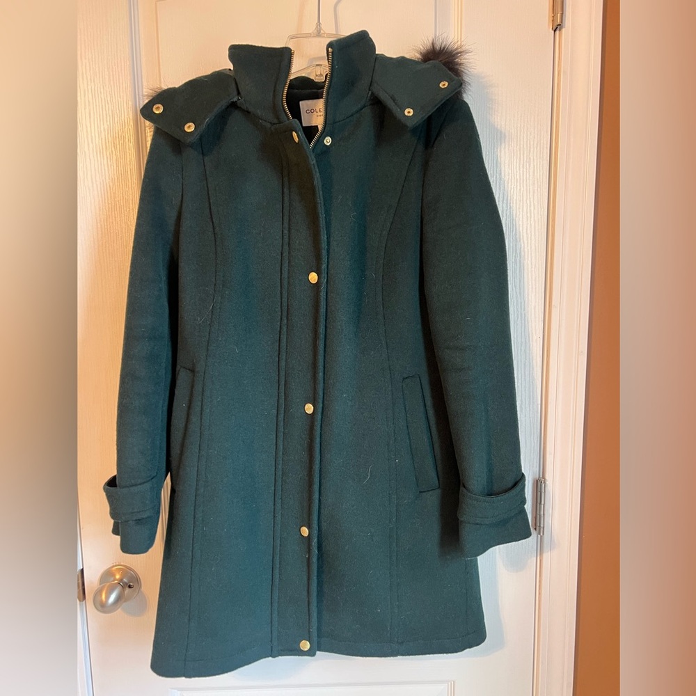 Cole Haan Dark Green Winter Coat
